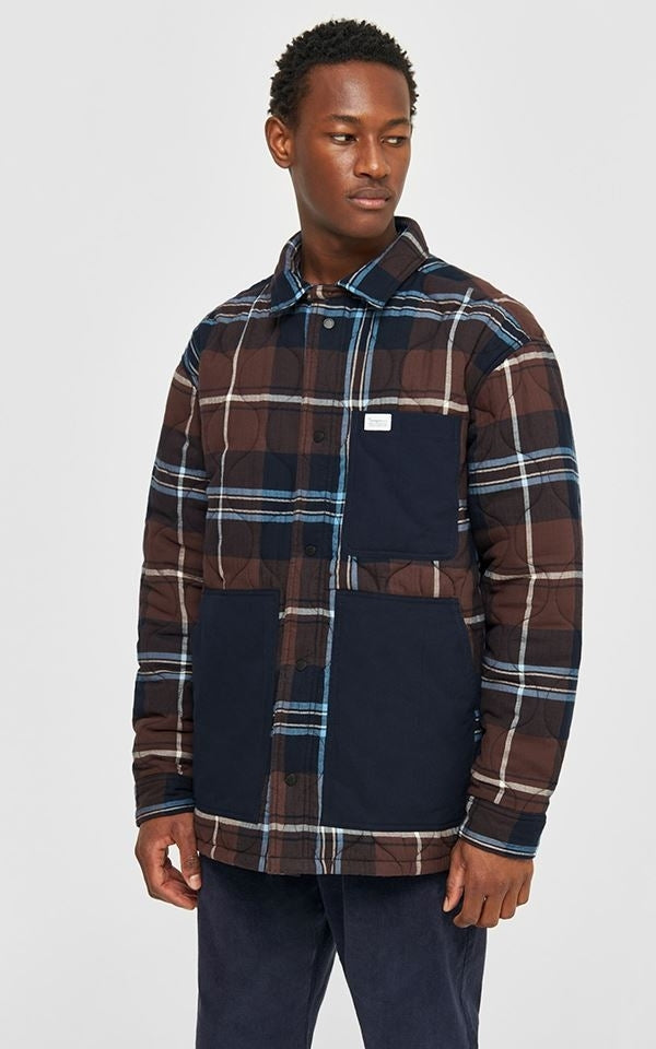 Overshirt Checked Quilted