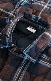 Overshirt Checked Quilted