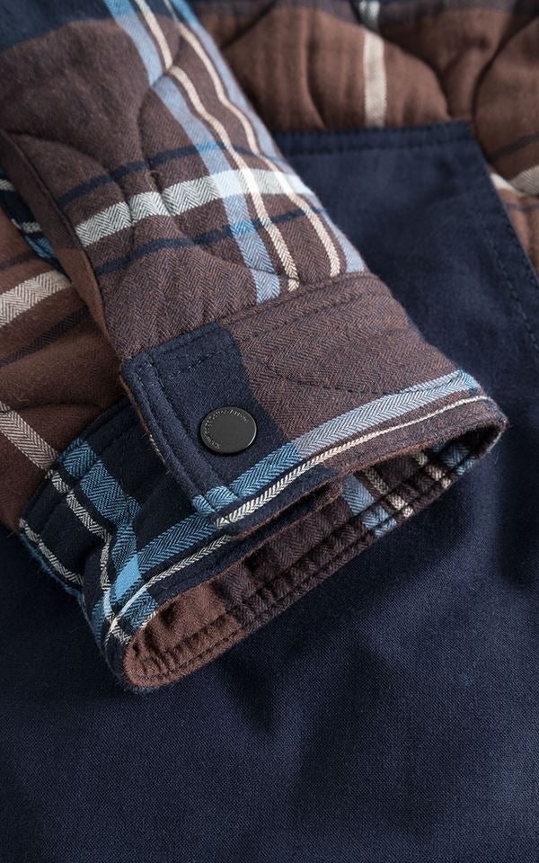 Overshirt Checked Quilted