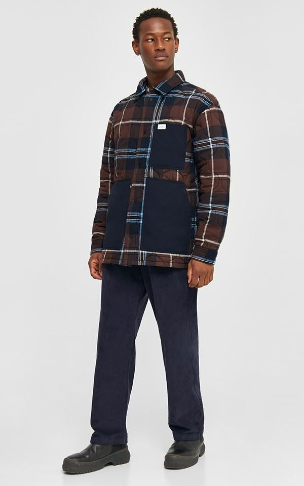 Overshirt Checked Quilted