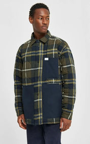 KnowledgeCotton Apparel Overshirt Checked Quilted