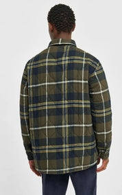 KnowledgeCotton Apparel Overshirt Checked Quilted