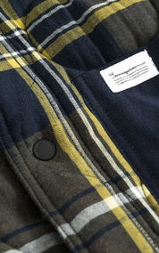 KnowledgeCotton Apparel Overshirt Checked Quilted