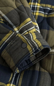 KnowledgeCotton Apparel Overshirt Checked Quilted