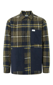 KnowledgeCotton Apparel Overshirt Checked Quilted