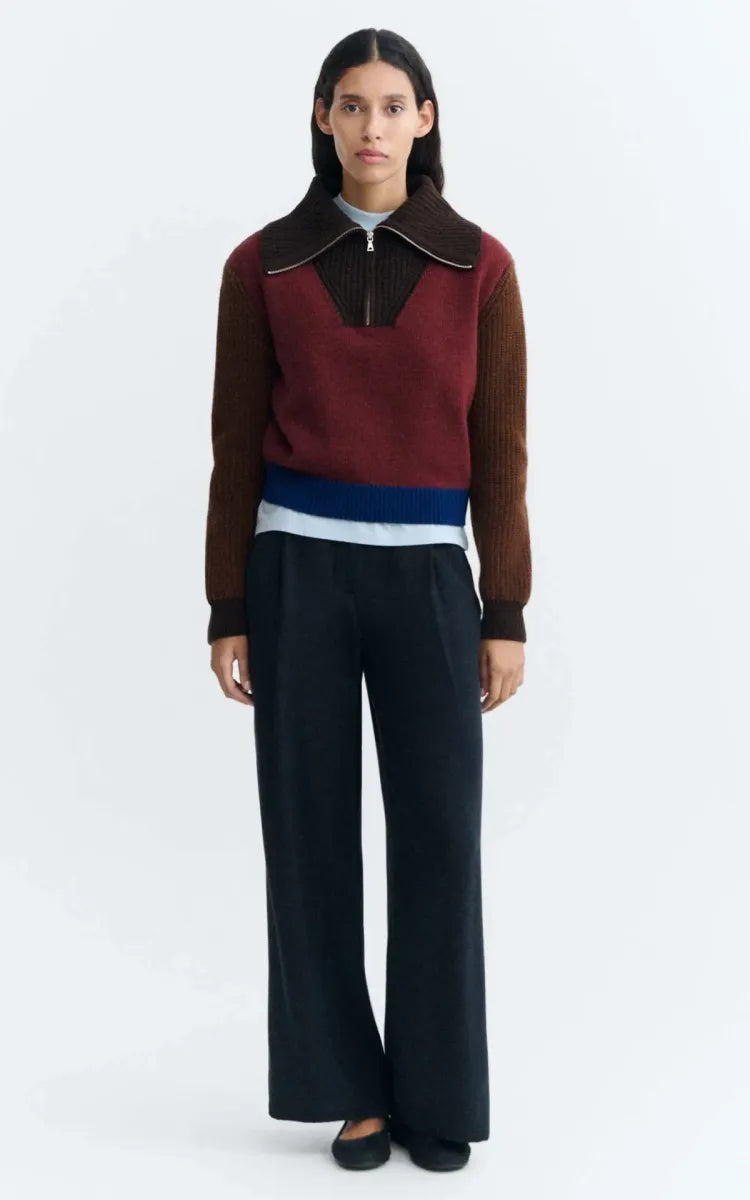 Thinking MU Tanit Multicolour Wool Sweater
