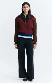 Thinking MU Tanit Multicolour Wool Sweater