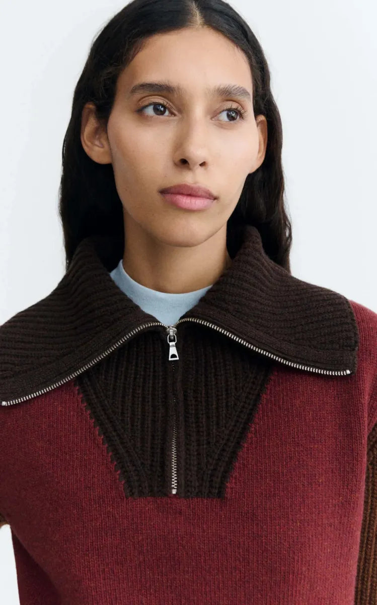 Thinking MU Tanit Multicolour Wool Sweater