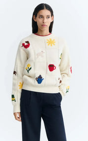 Thinking MU Sweater Knitted Candela