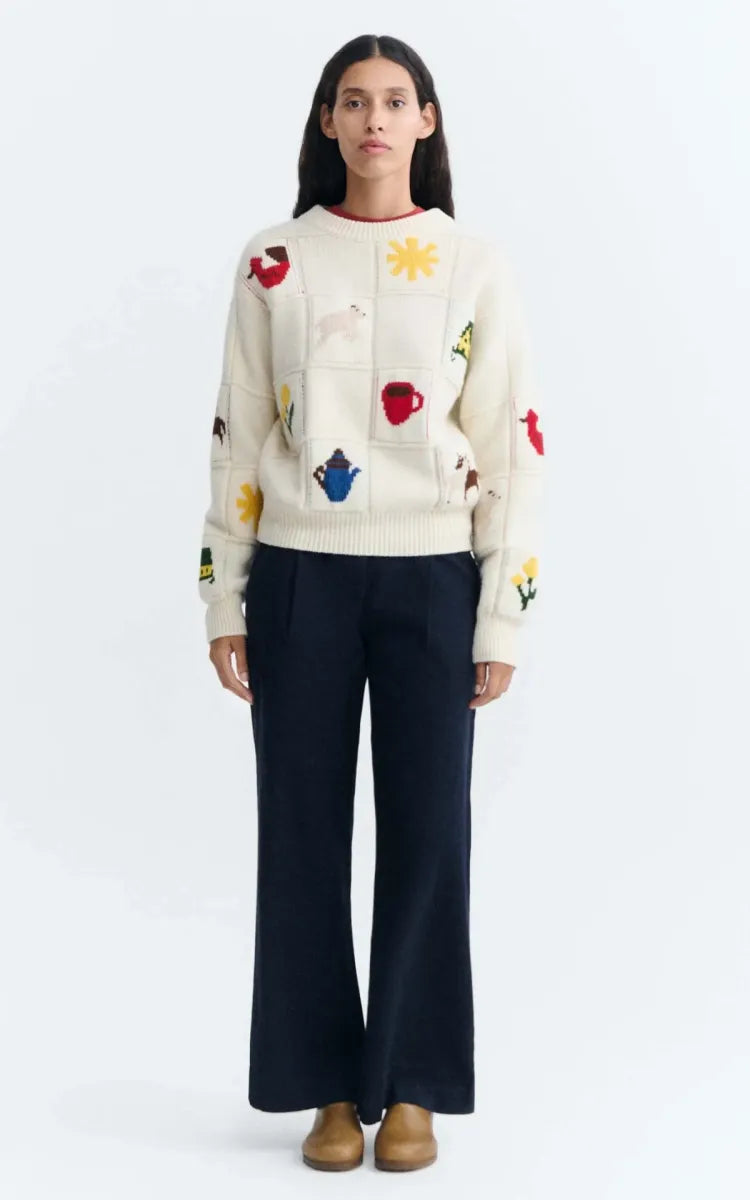 Thinking MU Sweater Knitted Candela