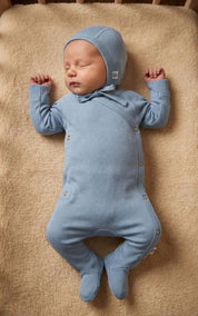 Wool Playsuit with feet