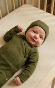 Lille Barn Wool Playsuit with feet