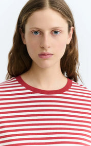 Thinking MU Long-sleeve Striped Emily T-shirt